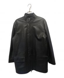 LOEWE（ロエベ）の古着「レザージャケット」｜ブラック