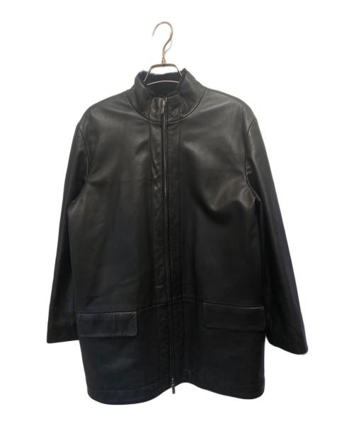 LOEWE（ロエベ）LOEWE (ロエベ) レザージャケット ブラック サイズ:42の古着・服飾アイテム
