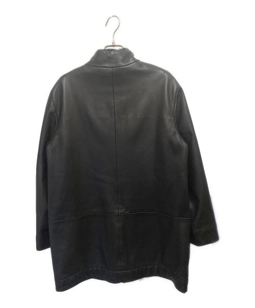 LOEWE（ロエベ）LOEWE (ロエベ) レザージャケット ブラック サイズ:42の古着・服飾アイテム