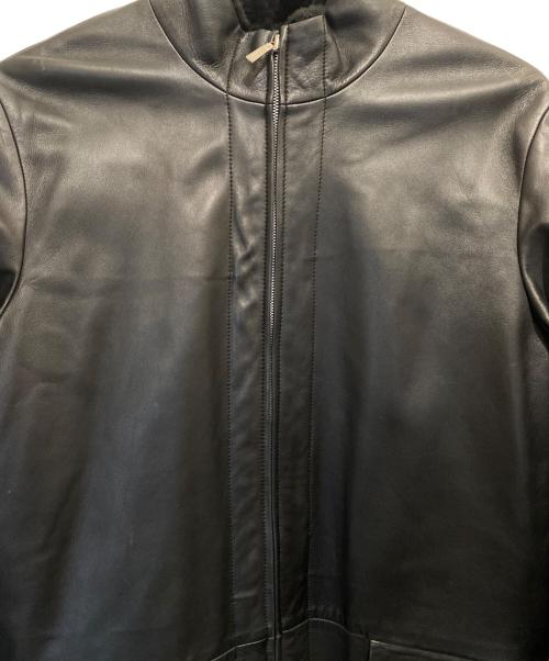LOEWE（ロエベ）LOEWE (ロエベ) レザージャケット ブラック サイズ:42の古着・服飾アイテム