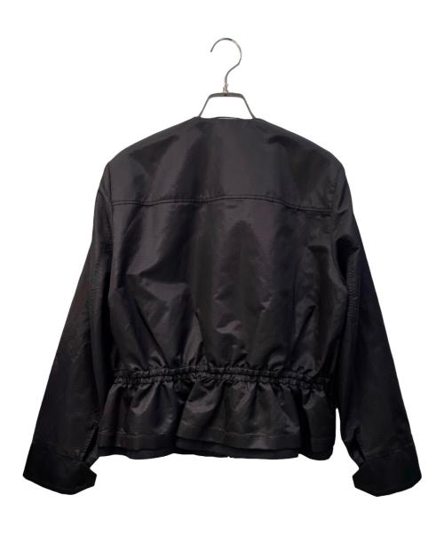 LOUIS VUITTON（ルイ ヴィトン）LOUIS VUITTON (ルイ ヴィトン) ペプラムウエストリップストップジャケット ブラック サイズ:38の古着・服飾アイテム