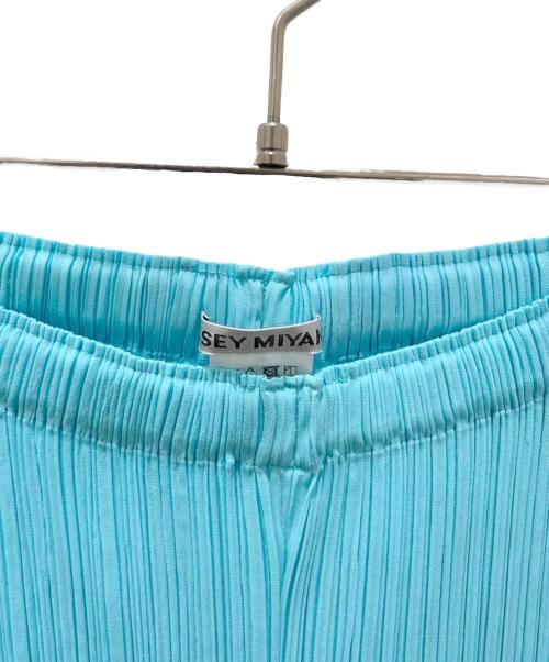 ISSEY MIYAKE（イッセイミヤケ）ISSEY MIYAKE (イッセイミヤケ) プリーツパンツ スカイブルー サイズ:2の古着・服飾アイテム
