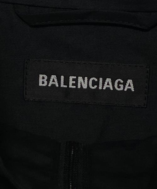 BALENCIAGA（バレンシアガ）BALENCIAGA (バレンシアガ) ナンバリングサッカートラックジャケットブルゾン ブラック サイズ:46の古着・服飾アイテム