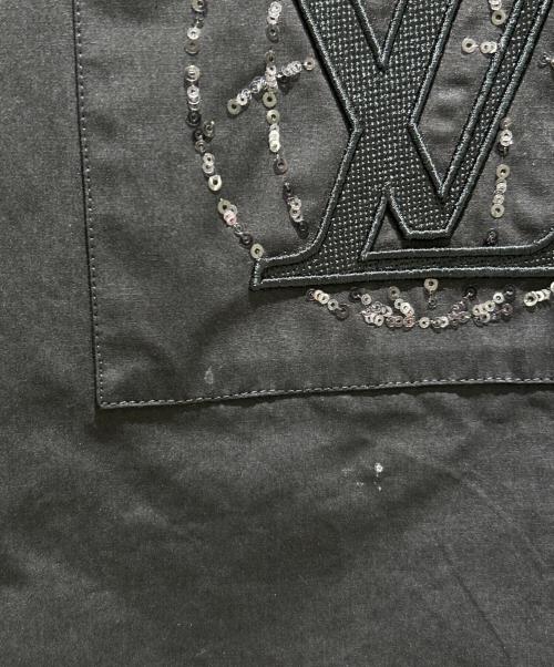 LOUIS VUITTON（ルイ ヴィトン）LOUIS VUITTON (ルイ ヴィトン) 25SS Embroidered Short Sleeve Cotton Shirt エンブロイダリーショートスリーブシャツ/RM251M AS1 HSS73W ブラック サイズ:XXLの古着・服飾アイテム