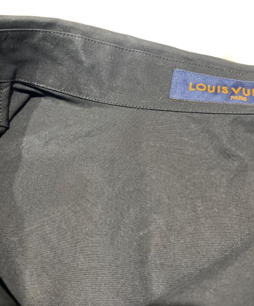 LOUIS VUITTON（ルイ ヴィトン）LOUIS VUITTON (ルイ ヴィトン) 25SS Embroidered Short Sleeve Cotton Shirt エンブロイダリーショートスリーブシャツ/RM251M AS1 HSS73W ブラック サイズ:XXLの古着・服飾アイテム