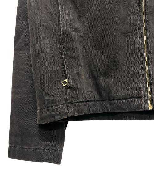 LOUIS VUITTON（ルイ ヴィトン）LOUIS VUITTON (ルイ ヴィトン) モノグラム ファージップアップデニムジャケット ブラック サイズ:48の古着・服飾アイテム