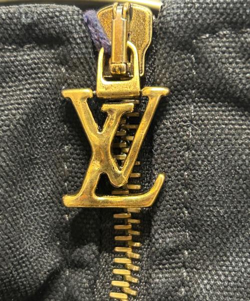 LOUIS VUITTON（ルイ ヴィトン）LOUIS VUITTON (ルイ ヴィトン) モノグラム ファージップアップデニムジャケット ブラック サイズ:48の古着・服飾アイテム