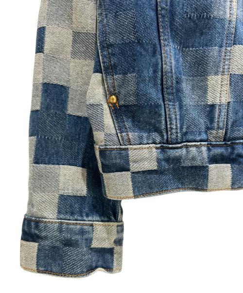 LOUIS VUITTON（ルイ ヴィトン）LOUIS VUITTON (ルイ ヴィトン) ダミエクラシックデニムジャケット インディゴ サイズ:46の古着・服飾アイテム