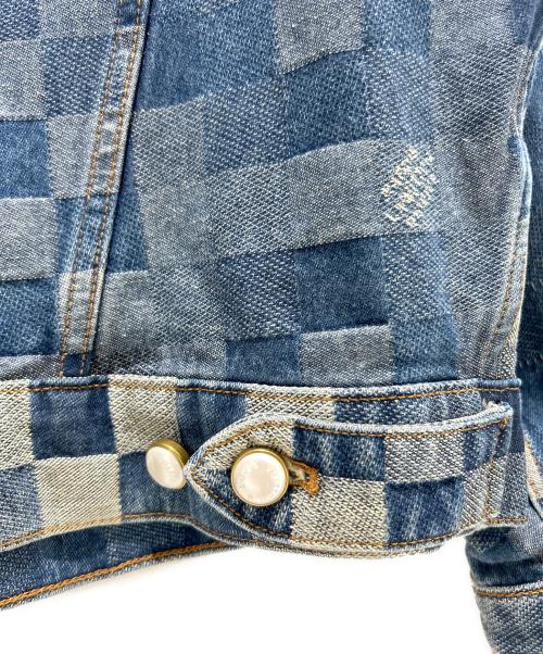 LOUIS VUITTON（ルイ ヴィトン）LOUIS VUITTON (ルイ ヴィトン) ダミエクラシックデニムジャケット インディゴ サイズ:46の古着・服飾アイテム