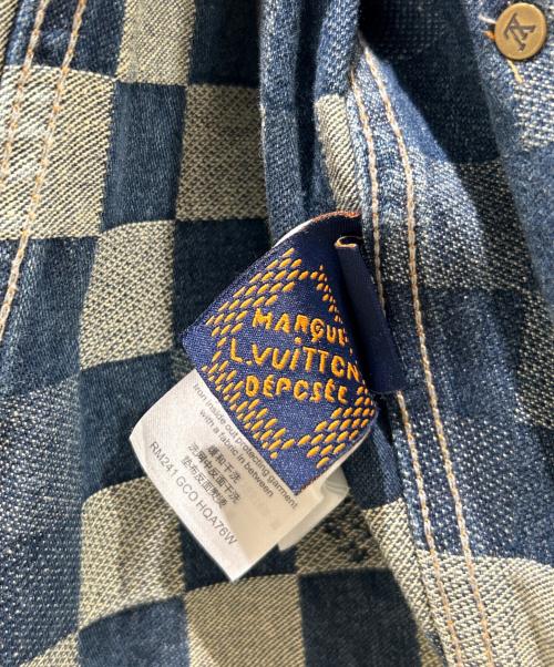 LOUIS VUITTON（ルイ ヴィトン）LOUIS VUITTON (ルイ ヴィトン) ダミエクラシックデニムジャケット インディゴ サイズ:46の古着・服飾アイテム