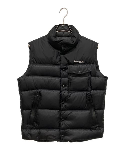 MONCLER（モンクレール）MONCLER (モンクレール) FRAGMENT DESIGN (フラグメントデザイン) ABENE/ダウンベスト ブラック サイズ:2の古着・服飾アイテム