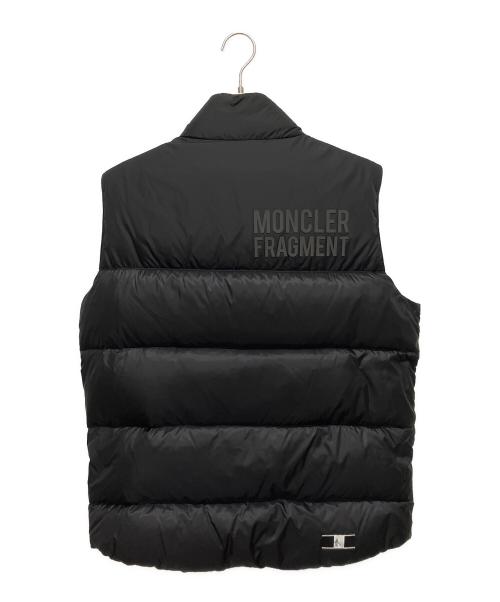 MONCLER（モンクレール）MONCLER (モンクレール) FRAGMENT DESIGN (フラグメントデザイン) ABENE/ダウンベスト ブラック サイズ:2の古着・服飾アイテム