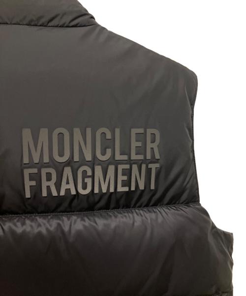 MONCLER（モンクレール）MONCLER (モンクレール) FRAGMENT DESIGN (フラグメントデザイン) ABENE/ダウンベスト ブラック サイズ:2の古着・服飾アイテム