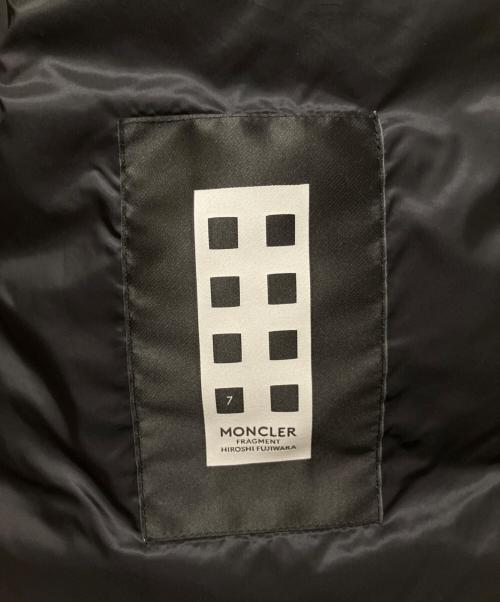 MONCLER（モンクレール）MONCLER (モンクレール) FRAGMENT DESIGN (フラグメントデザイン) ABENE/ダウンベスト ブラック サイズ:2の古着・服飾アイテム