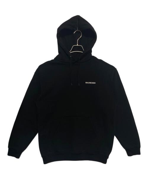 BALENCIAGA（バレンシアガ）BALENCIAGA (バレンシアガ) ロゴパーカー ブラック サイズ:Sの古着・服飾アイテム
