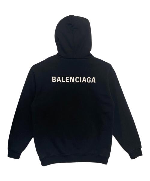 BALENCIAGA（バレンシアガ）BALENCIAGA (バレンシアガ) ロゴパーカー ブラック サイズ:Sの古着・服飾アイテム