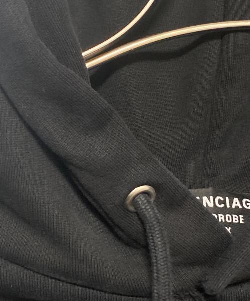 BALENCIAGA（バレンシアガ）BALENCIAGA (バレンシアガ) ロゴパーカー ブラック サイズ:Sの古着・服飾アイテム
