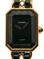 CHANELシャネル）の古着「Premiere S プルミエール S Ref.H0001 20mm 黒文字盤」｜ブラックダイヤル