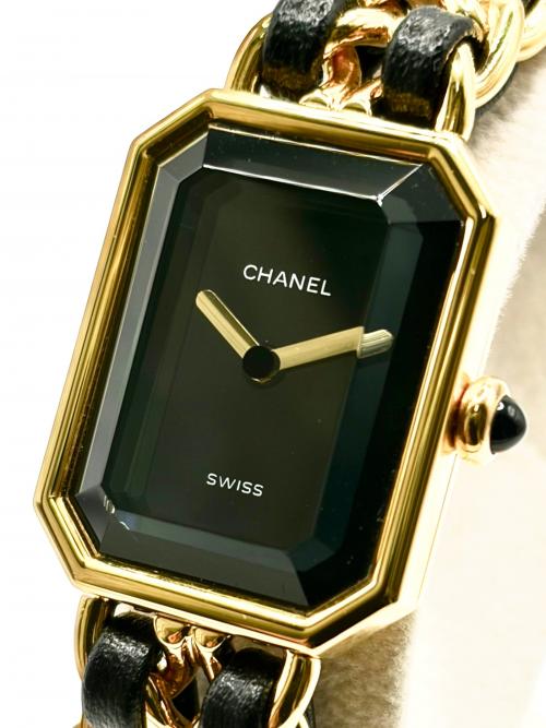 CHANEL（シャネル）CHANEL (シャネル) Premiere S プルミエール S Ref.H0001 20mm 黒文字盤 ブラックダイヤル サイズ:S/20mm/13.5cmの古着・服飾アイテム