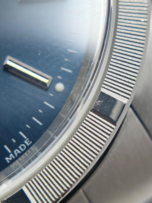 ROLEX（ロレックス）ROLEX (ロレックス) Oyster Perpetual Date 34 オイスターパーペチュアルデイト 34mm Ref.15210 青文字盤 青文字盤 サイズ:34mm/19cmの古着・服飾アイテム