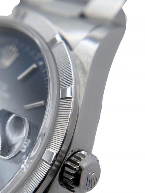 ROLEX（ロレックス）ROLEX (ロレックス) Oyster Perpetual Date 34 オイスターパーペチュアルデイト 34mm Ref.15210 青文字盤 青文字盤 サイズ:34mm/19cmの古着・服飾アイテム