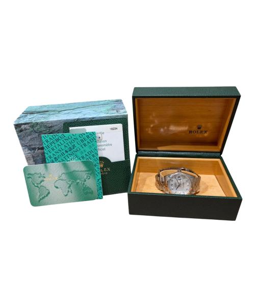 ROLEX（ロレックス）ROLEX (ロレックス) Datejust 36 デイトジャスト36 Ref.16234G 36mm  ホワイトシェル文字盤 10Pダイヤモンド ホワイトシェル文字盤 サイズ:36mm/20cmの古着・服飾アイテム