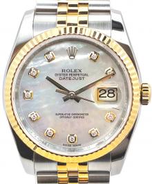 ROLEX（ロレックス）の古着「Datejust デイトジャストRef.116233NG シェル文字盤」｜ホワイトシェル文字盤