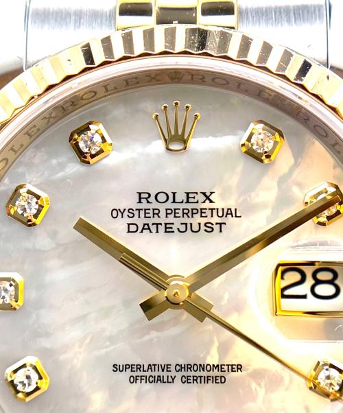 ROLEX（ロレックス）ROLEX (ロレックス) Datejust デイトジャストRef.116233NG シェル文字盤 ホワイトシェル文字盤 サイズ:36mm/18.5cmの古着・服飾アイテム
