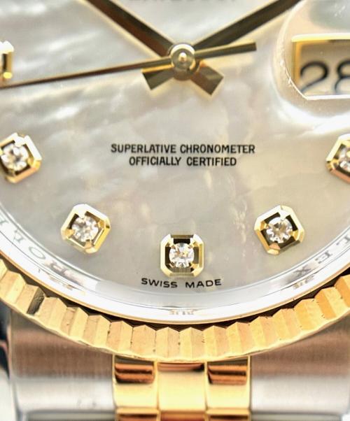 ROLEX（ロレックス）ROLEX (ロレックス) Datejust デイトジャストRef.116233NG シェル文字盤 ホワイトシェル文字盤 サイズ:36mm/18.5cmの古着・服飾アイテム
