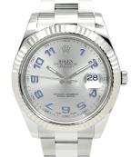 ROLEXロレックス）の古着「Datejust II デイトジャスト II Ref.116334 41mm アラビア×シルバー文字盤」｜シルバー×アラビア