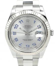 ROLEX（ロレックス）の古着「Datejust II デイトジャスト II Ref.116334 41mm アラビア×シルバー文字盤」｜シルバー×アラビア