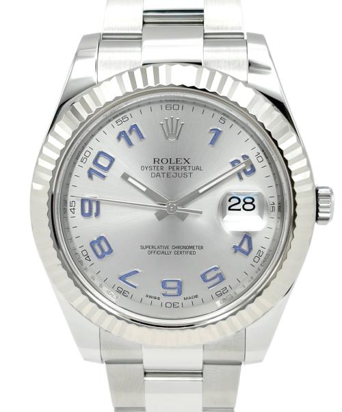ROLEX（ロレックス）ROLEX (ロレックス) Datejust II デイトジャスト II Ref.116334 41mm アラビア×シルバー文字盤 シルバー×アラビア サイズ:41mm/19cmの古着・服飾アイテム