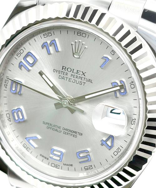 ROLEX（ロレックス）ROLEX (ロレックス) Datejust II デイトジャスト II Ref.116334 41mm アラビア×シルバー文字盤 シルバー×アラビア サイズ:41mm/19cmの古着・服飾アイテム
