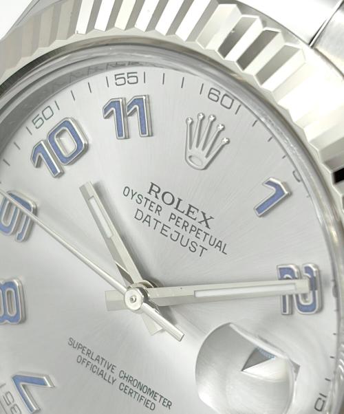 ROLEX（ロレックス）ROLEX (ロレックス) Datejust II デイトジャスト II Ref.116334 41mm アラビア×シルバー文字盤 シルバー×アラビア サイズ:41mm/19cmの古着・服飾アイテム