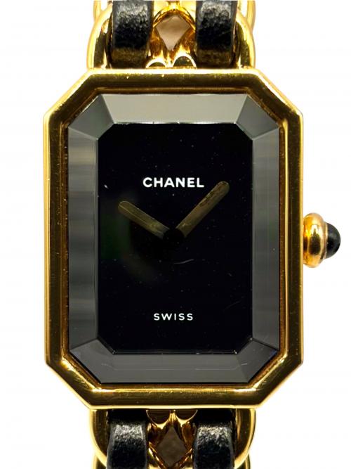 CHANEL（シャネル）CHANEL (シャネル) プルミエールM ブラックダイヤル サイズ:M/26mm/15cmの古着・服飾アイテム