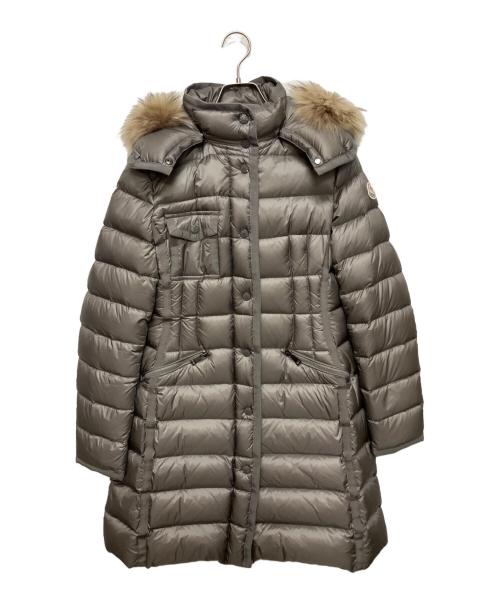 MONCLER（モンクレール）MONCLER (モンクレール) HERMIFUR/ダウンコート グレー サイズ:1の古着・服飾アイテム