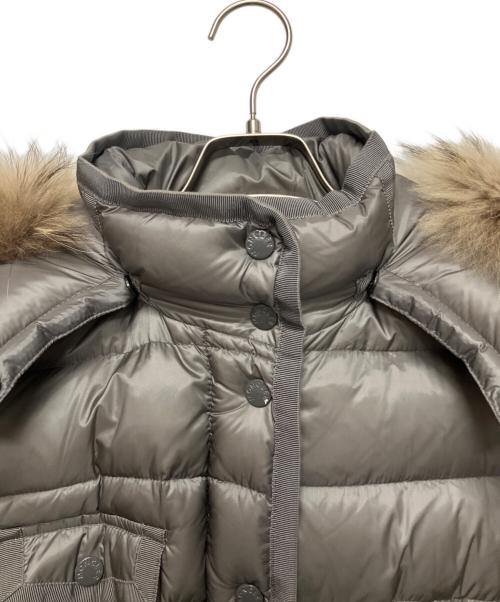 MONCLER（モンクレール）MONCLER (モンクレール) HERMIFUR/ダウンコート グレー サイズ:1の古着・服飾アイテム