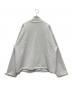 MIU MIU (ミュウミュウ) Logo Embroidery Zip Up Blouson(ロゴエンブロイダリージップアップスウェット) グレー サイズ:S：180000円