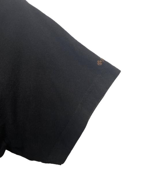 CHROME HEARTS（クロムハーツ）CHROME HEARTS (クロムハーツ) ネックロゴポケットTシャツ ブラック サイズ:Mの古着・服飾アイテム