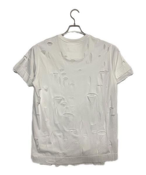 GIVENCHY（ジバンシィ）GIVENCHY (ジバンシィ) デストロイ加工Tシャツ ホワイト サイズ:XXSの古着・服飾アイテム