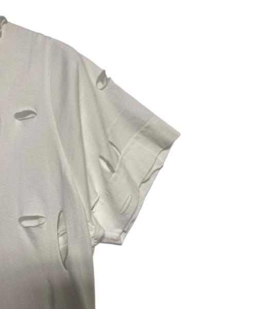GIVENCHY（ジバンシィ）GIVENCHY (ジバンシィ) デストロイ加工Tシャツ ホワイト サイズ:XXSの古着・服飾アイテム