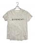GIVENCHY（ジバンシィ）の古着「デストロイ加工Tシャツ」｜ホワイト