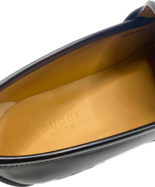 GUCCI（グッチ）GUCCI (グッチ) ホースビット プラットフォーム ローファー ブラック サイズ:40の古着・服飾アイテム