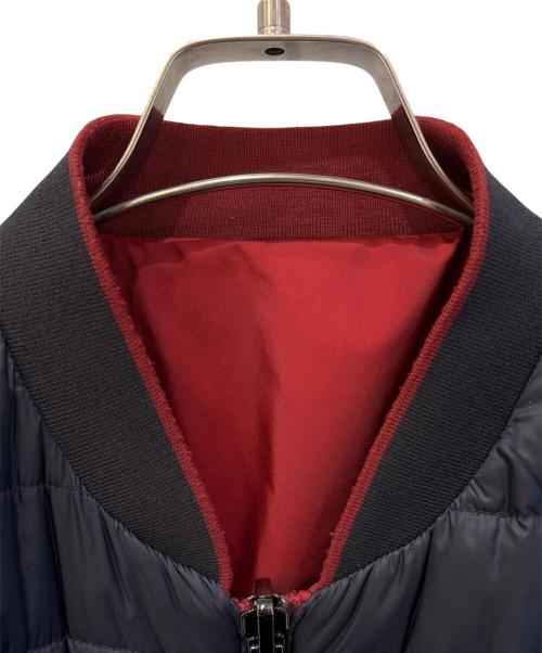 MOORER（ムーレー）MOORER (ムーレー) リバーシブルダウンジャケット ネイビー サイズ:46の古着・服飾アイテム