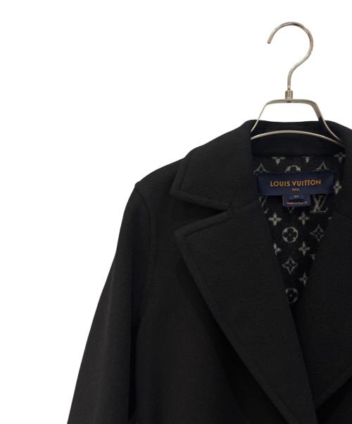 LOUIS VUITTON（ルイ ヴィトン）LOUIS VUITTON (ルイ ヴィトン) ダブルフェイスウールコート ブラック サイズ:34の古着・服飾アイテム