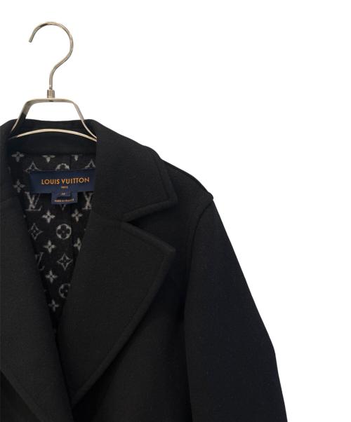 LOUIS VUITTON（ルイ ヴィトン）LOUIS VUITTON (ルイ ヴィトン) ダブルフェイスウールコート ブラック サイズ:34の古着・服飾アイテム