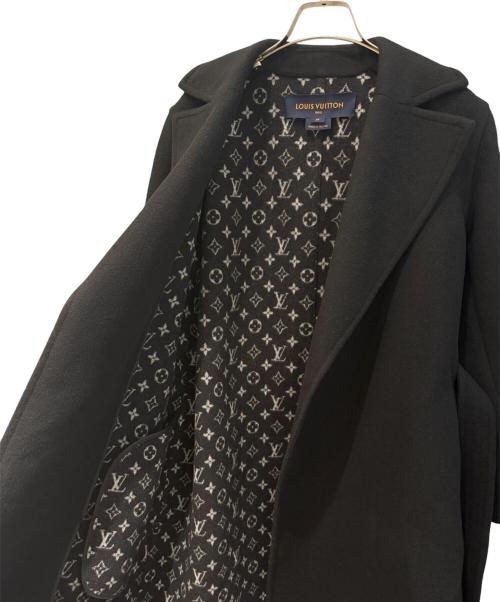 LOUIS VUITTON（ルイ ヴィトン）LOUIS VUITTON (ルイ ヴィトン) ダブルフェイスウールコート ブラック サイズ:34の古着・服飾アイテム
