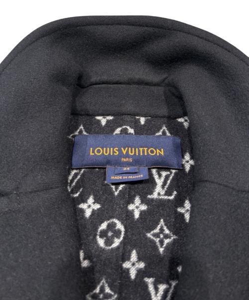 LOUIS VUITTON（ルイ ヴィトン）LOUIS VUITTON (ルイ ヴィトン) ダブルフェイスウールコート ブラック サイズ:34の古着・服飾アイテム