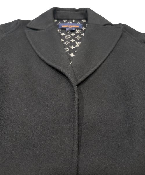 LOUIS VUITTON（ルイ ヴィトン）LOUIS VUITTON (ルイ ヴィトン) ダブルフェイスウールコート ブラック サイズ:34の古着・服飾アイテム