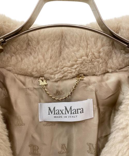 MaxMara（マックスマーラ）MaxMara (マックスマーラ) テディベアポンチョ ベージュ サイズ:MLの古着・服飾アイテム